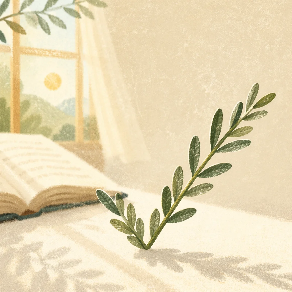 Olive Leaf Green Checkmark of Faithful Discernment