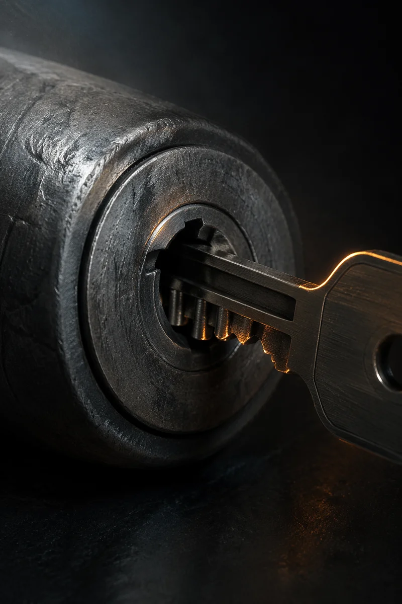 Macro Key and Lock in Shadow