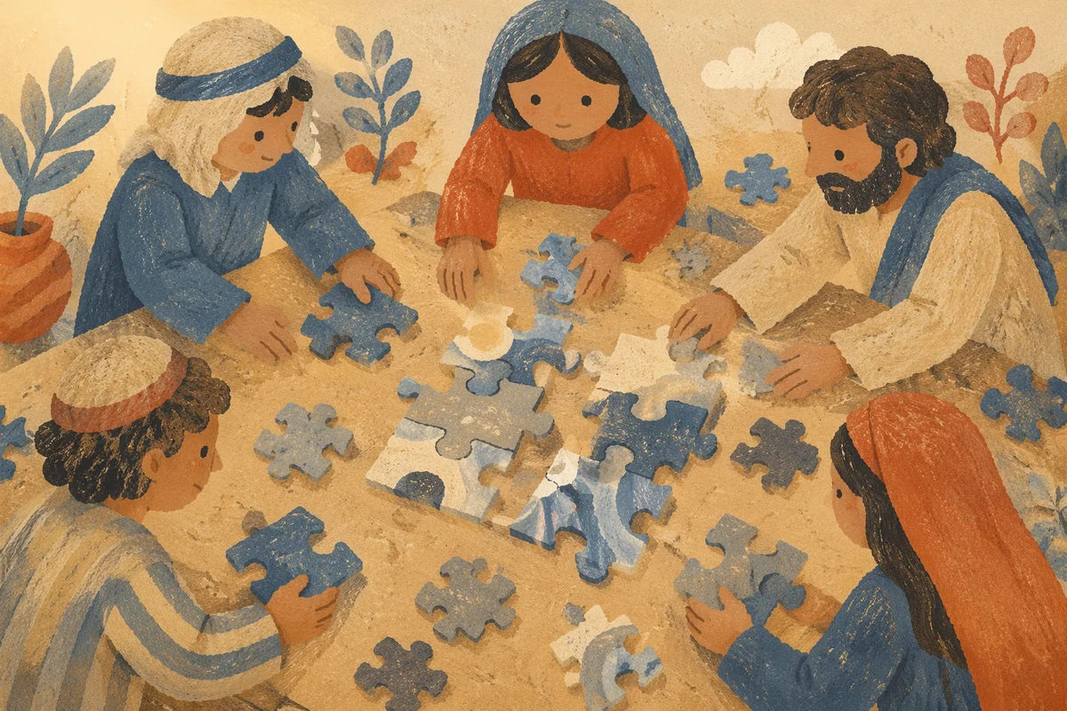 Puzzle Pieces Joining in Shared Purpose