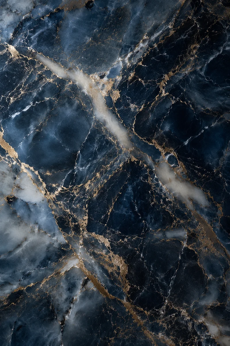 Blue Marble Texture with Gold Veins