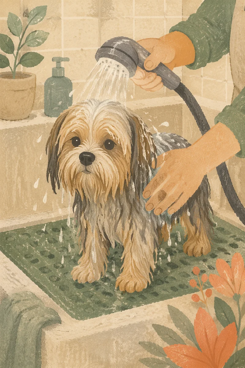 Gentle Dog Spa Bath Close-Up