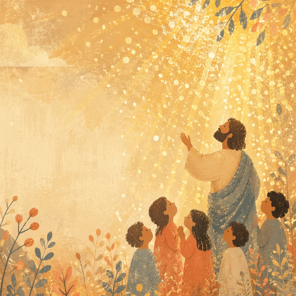 Golden Cream Bokeh Glitter Background