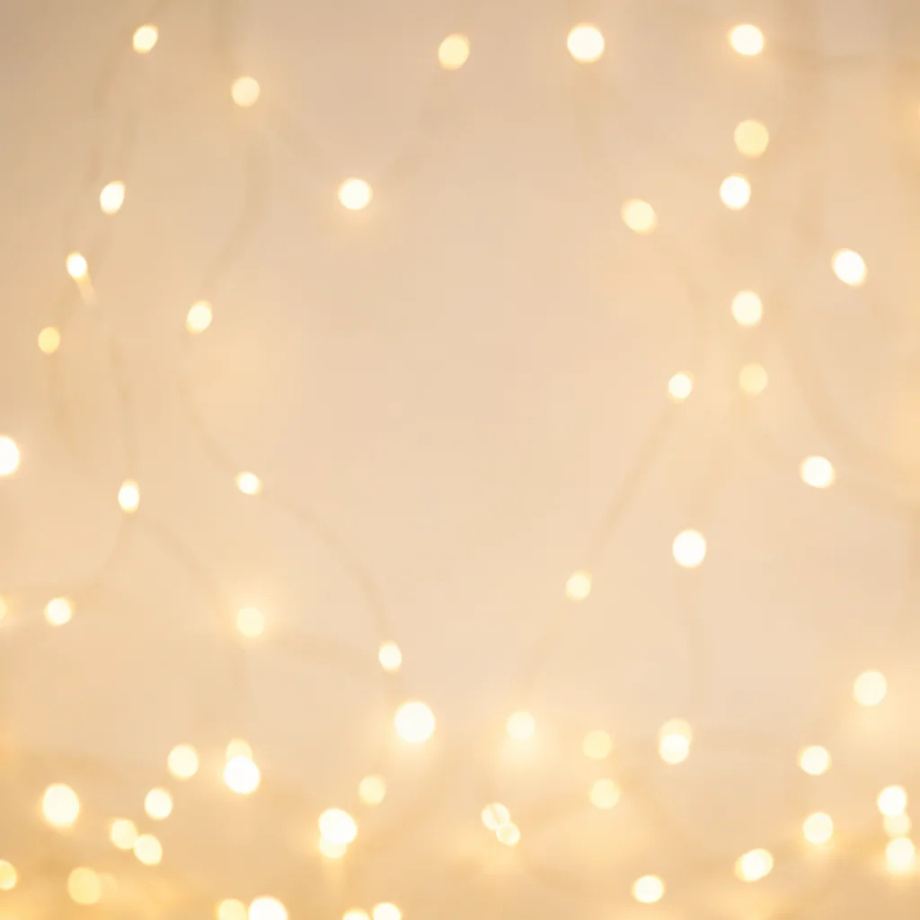 Warm Gold Cream Bokeh Light Background