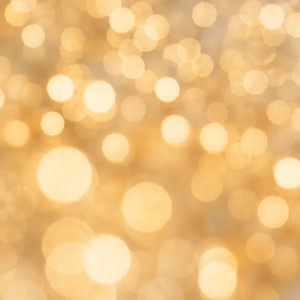 Warm Gold Cream Bokeh Light Background