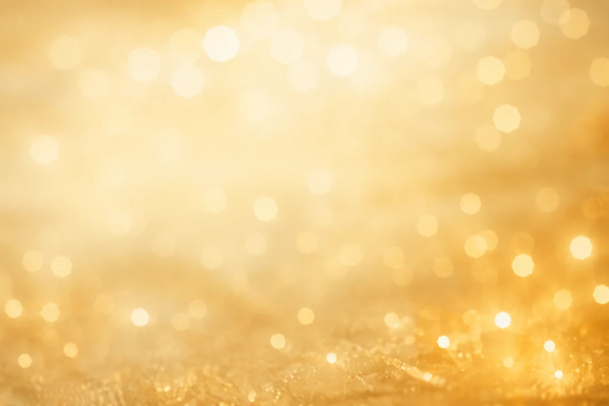 Soft Gold and Cream Bokeh Lights