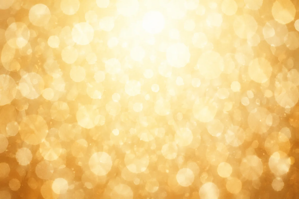Warm Gold Cream Bokeh Light Background