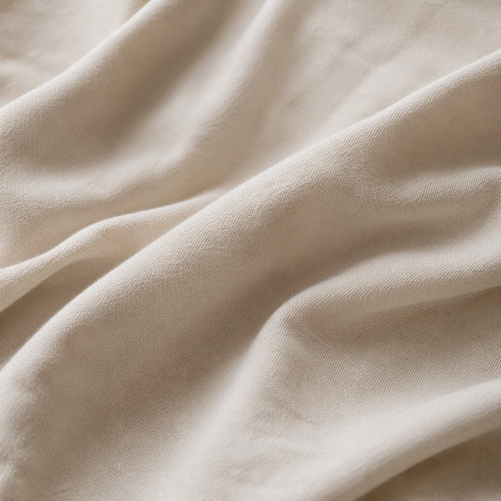 Warm Cream Beige Fabric Background