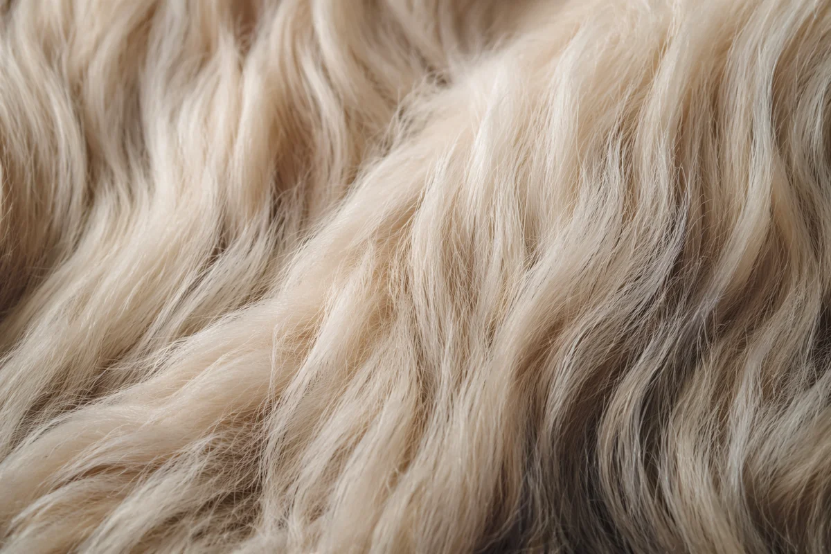 Warm Cream Brushed Wool Texture Background