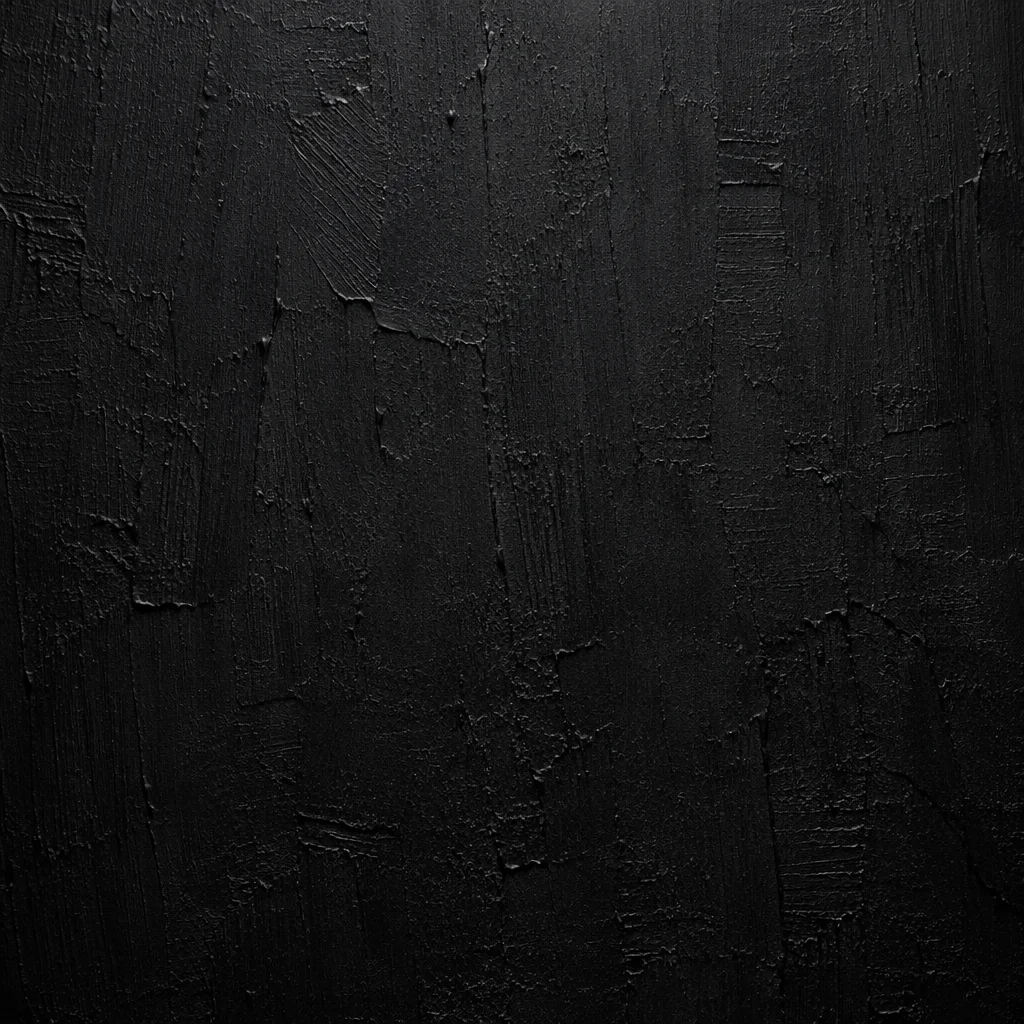Matte Black Plaster Texture Background