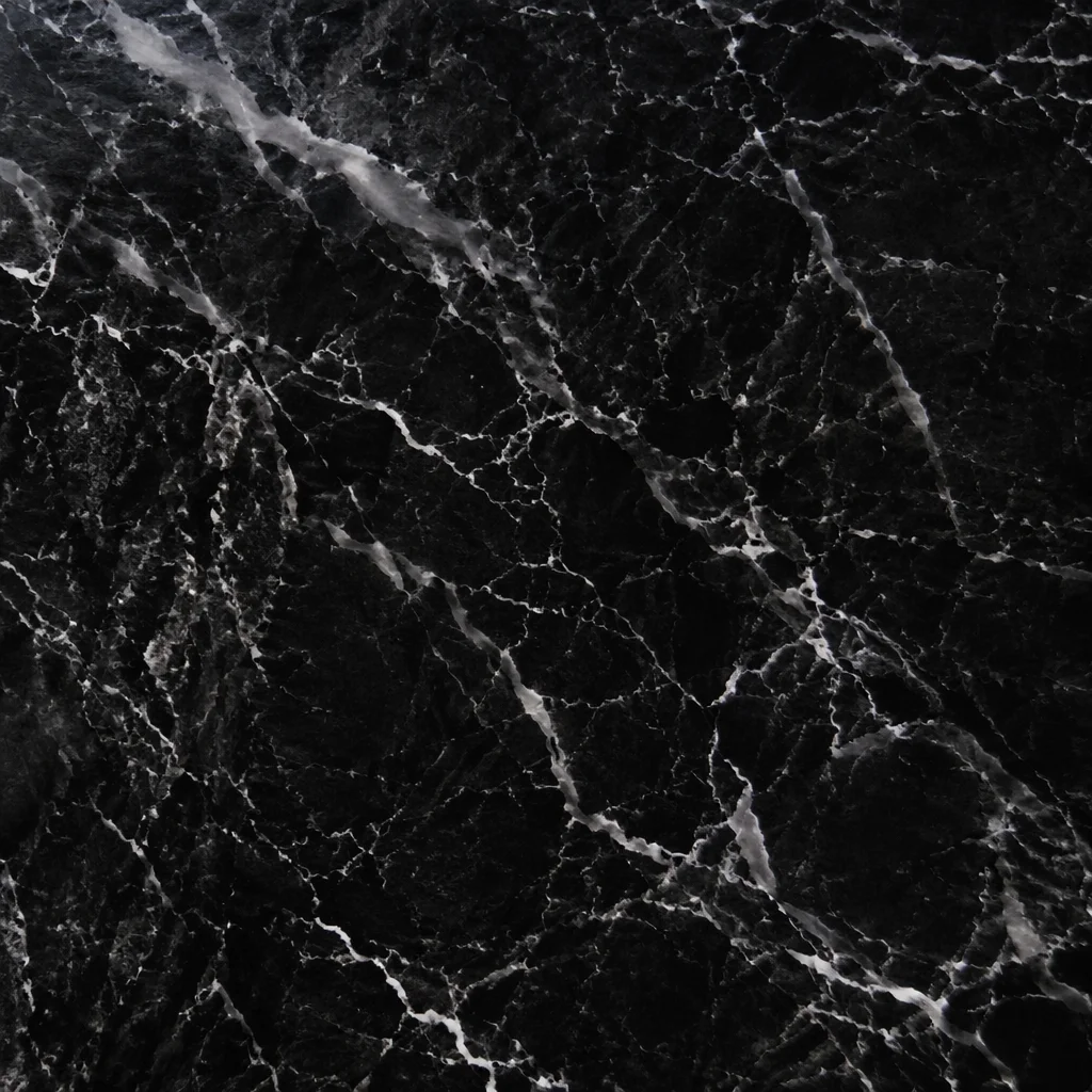 Polished Black Marble Vein Background