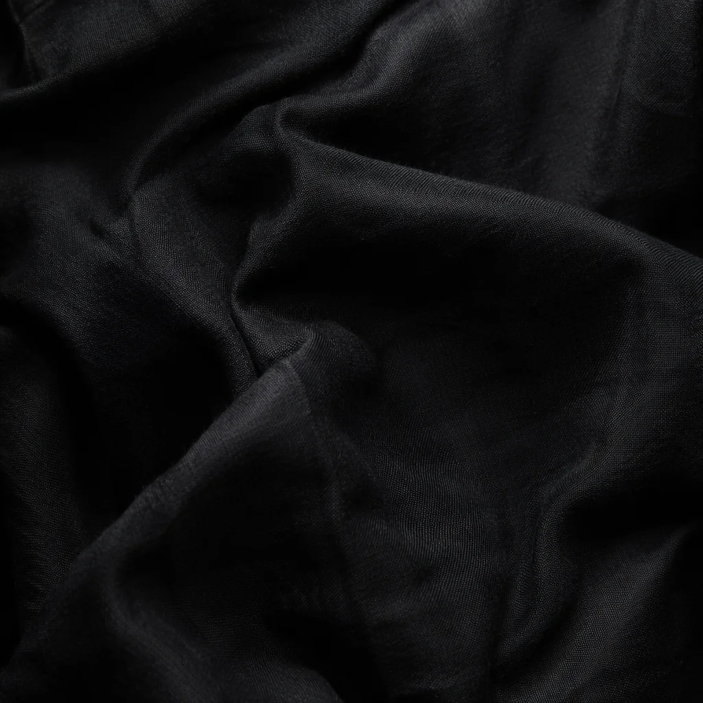 Dark Black Fabric Texture Background