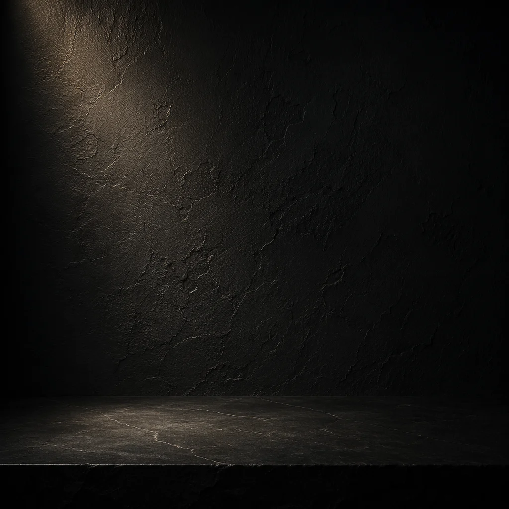 Matte Black Textured Wall Background