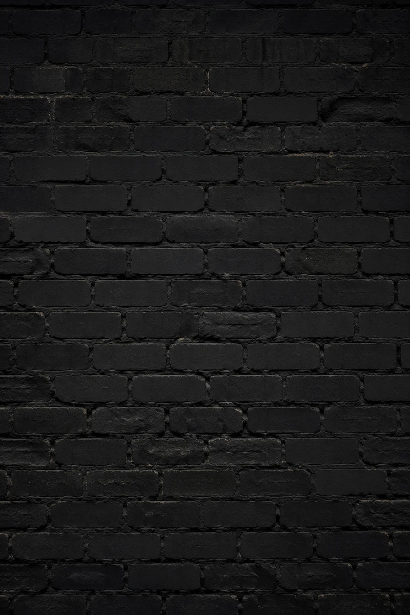Dark Charcoal Masonry Wall Background