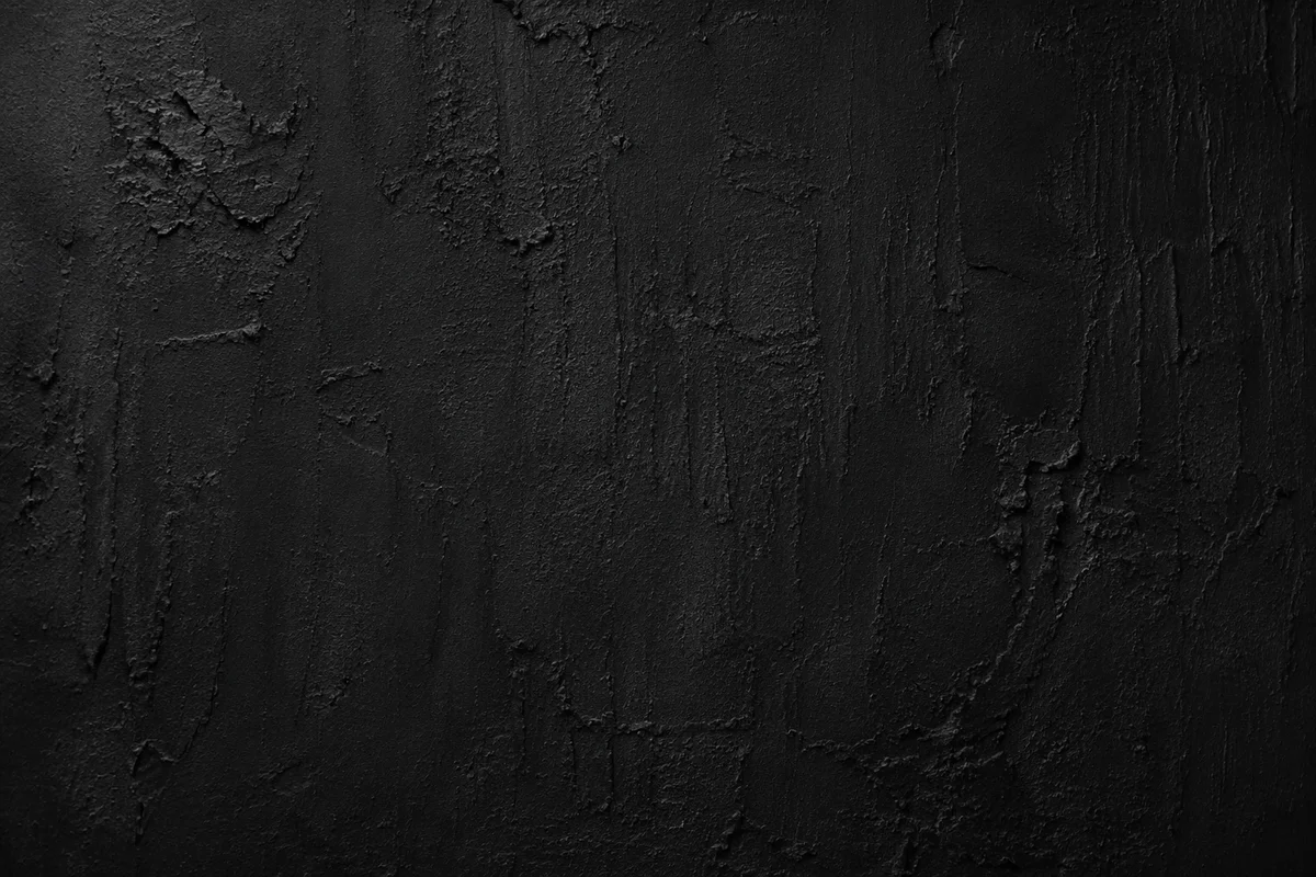 Matte Black Plaster Texture Background