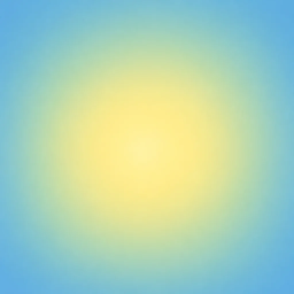 Smooth Blue Gradient with Soft Golden Glow