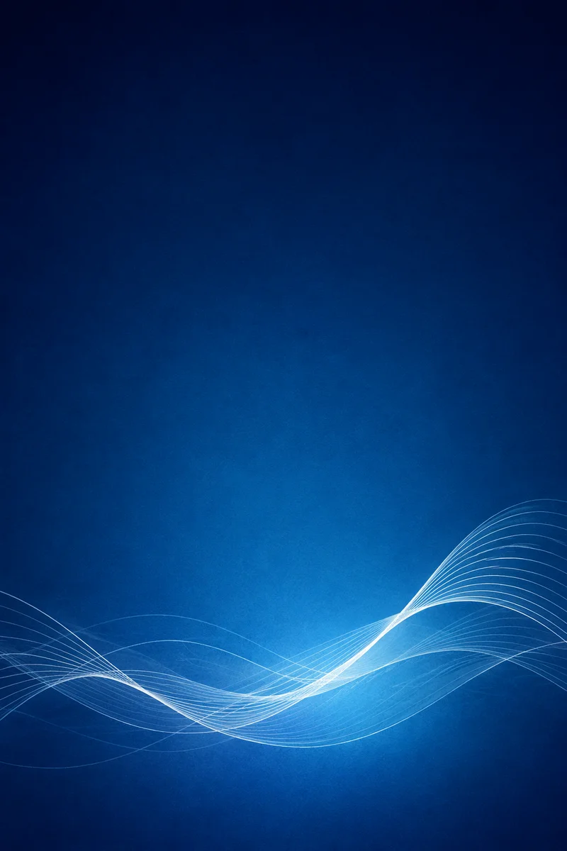 Deep Blue Gradient Wave Background