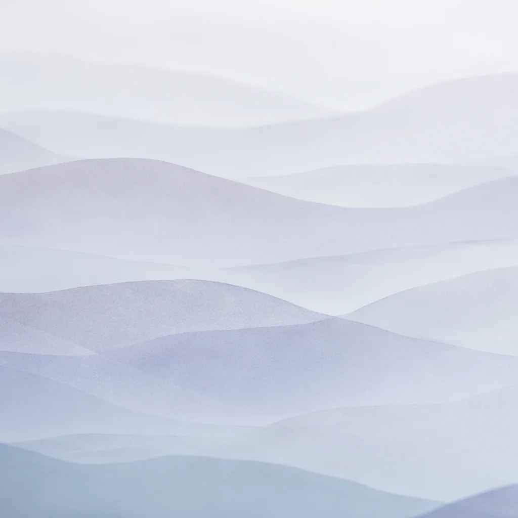 Soft Blue Layered Abstract Gradient Background