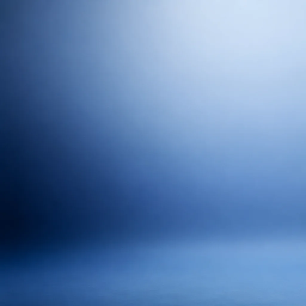 Smooth Blue Gradient Studio Background