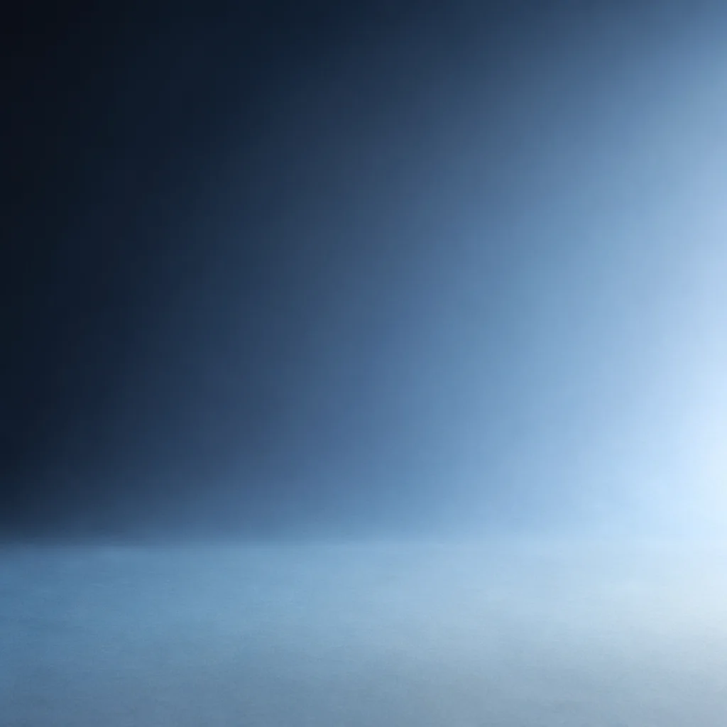 Smooth Blue Gradient Studio Background