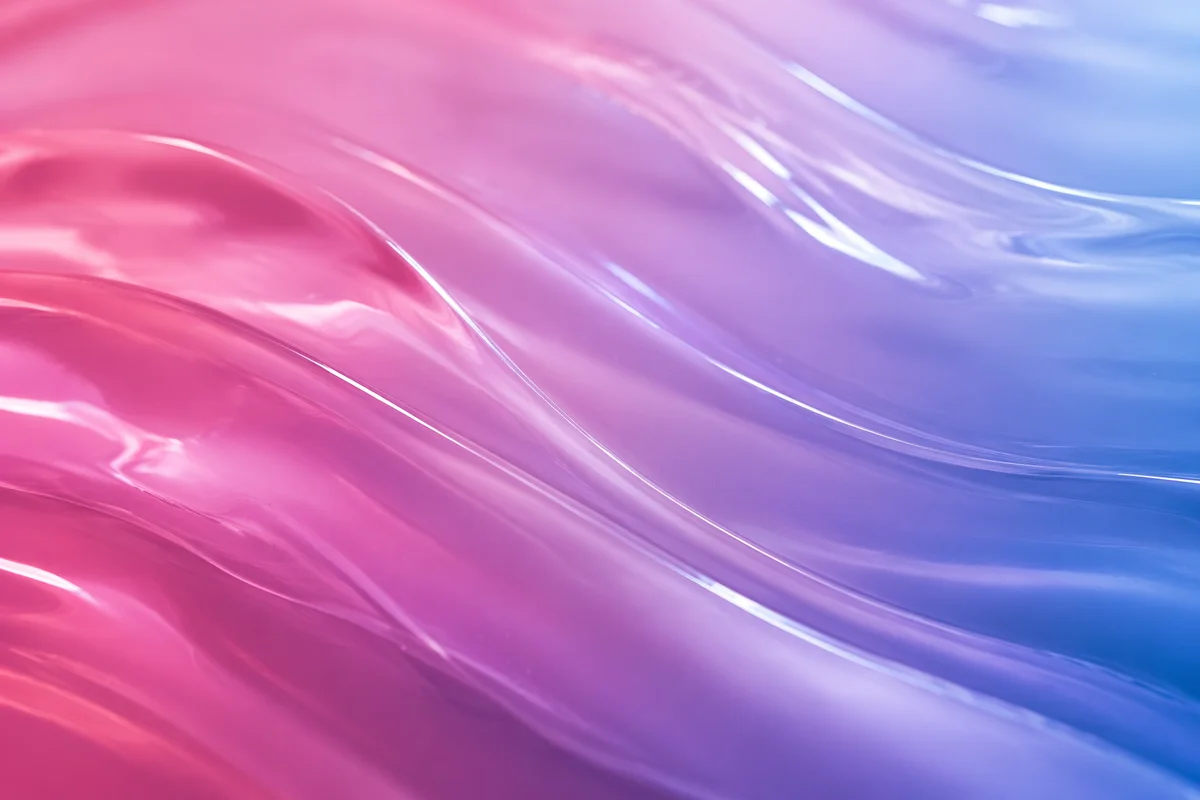 Smooth Blue Gradient Gel Wave Background