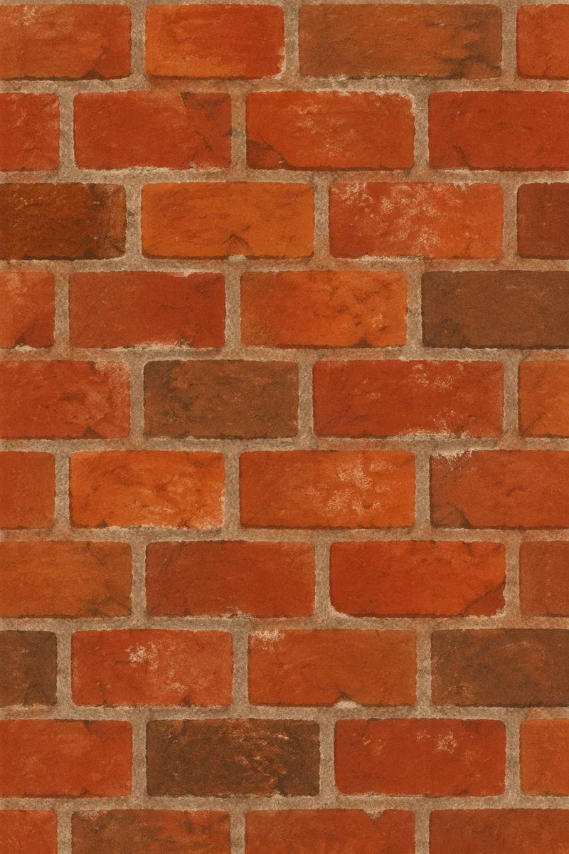Rustic Red Brick Wall Texture Background