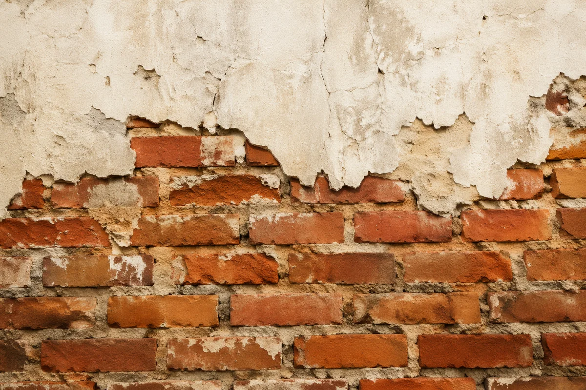 Weathered Red Brick Wall Texture Background