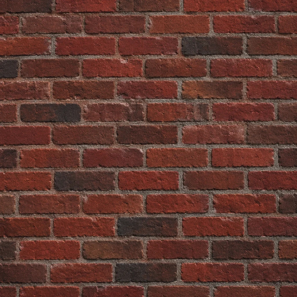 Weathered Red Brick Wall Background
