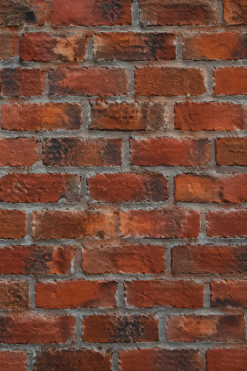 Aged Red Brick Wall Urban Texture