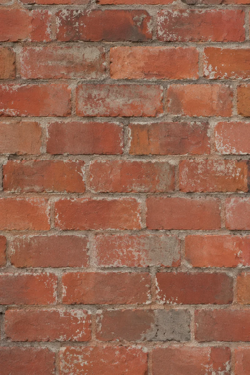 Aged Red Brick Wall Texture