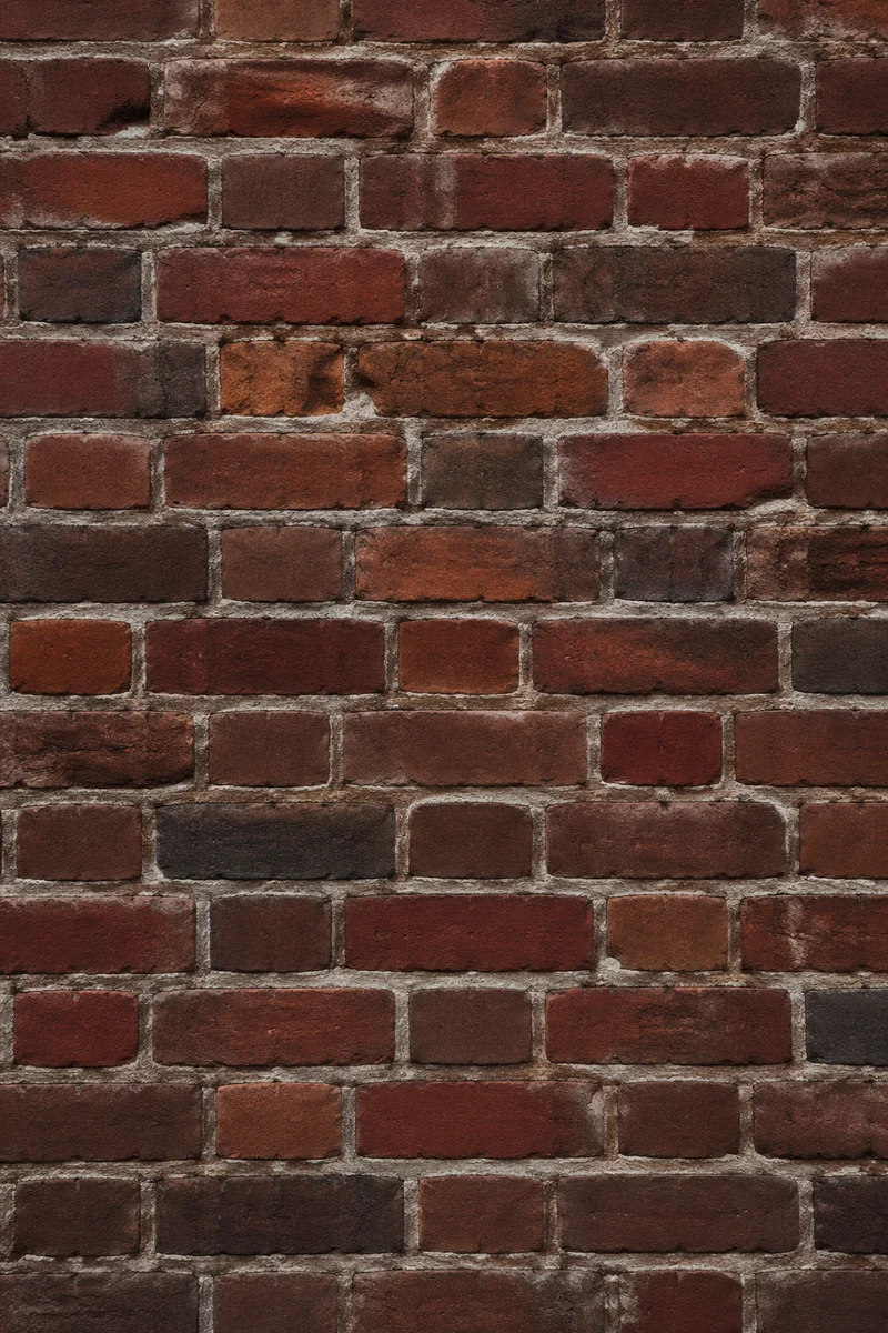 Weathered Red Brick Urban Wall Background
