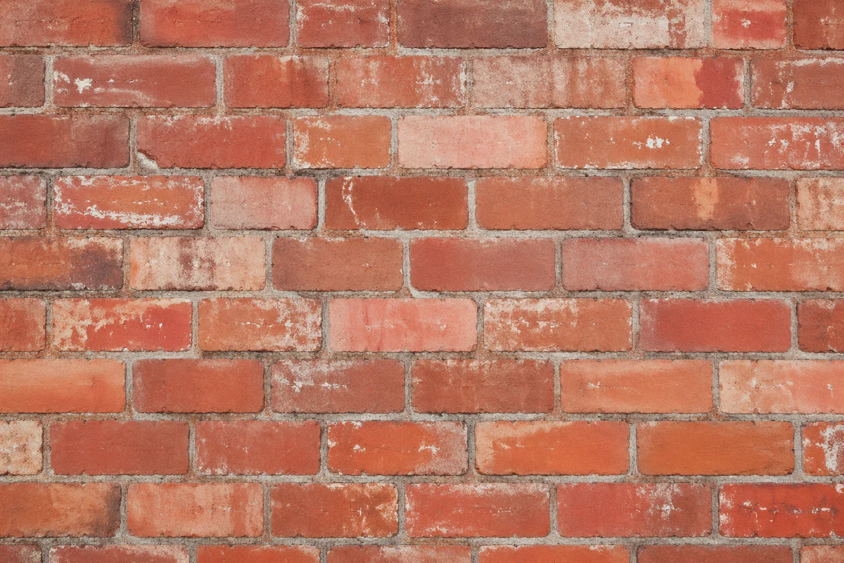 Aged Red Brick Wall Texture Background