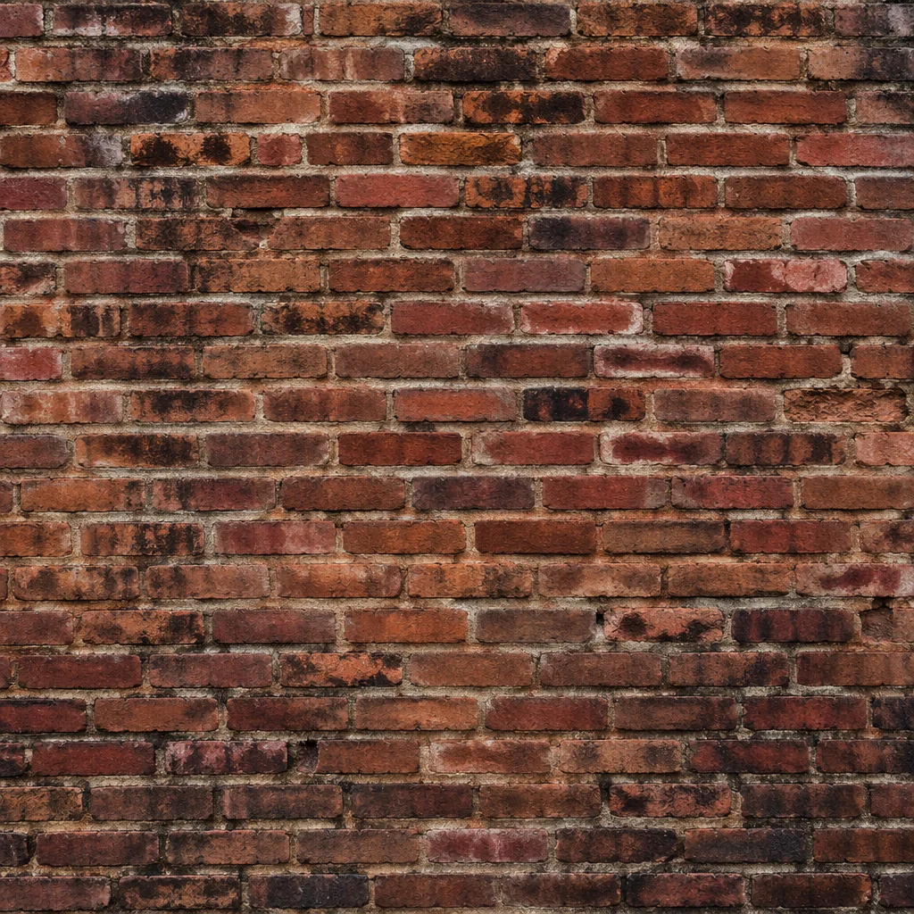 Weathered Red Brick Wall Texture Background