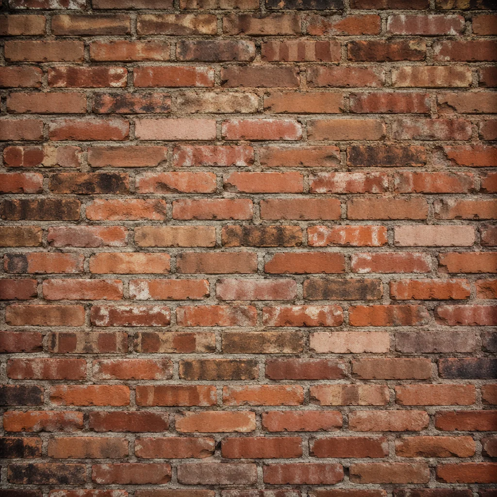 Aged Red Brick Urban Background Texture
