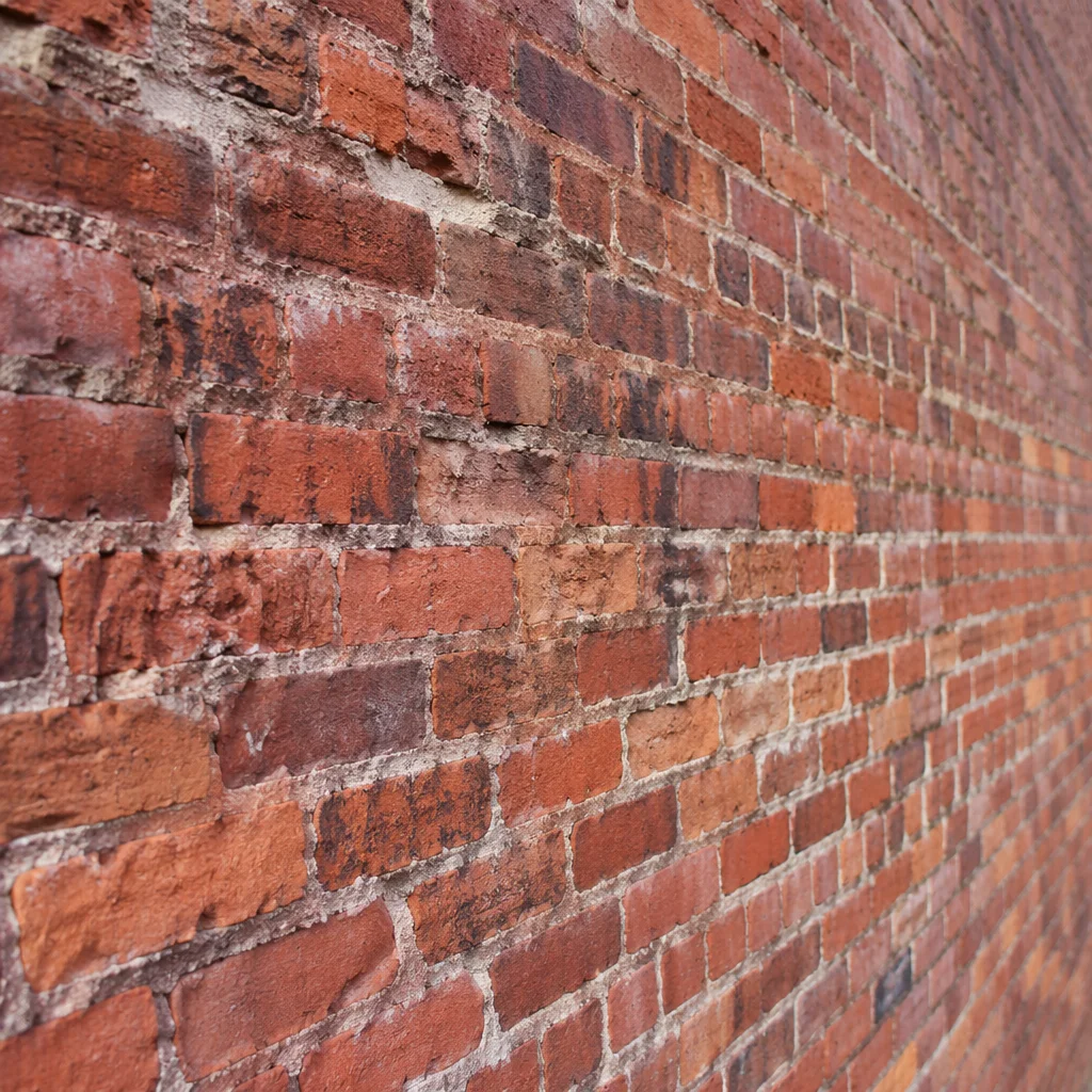 Aged Red Brick Urban Wall Texture