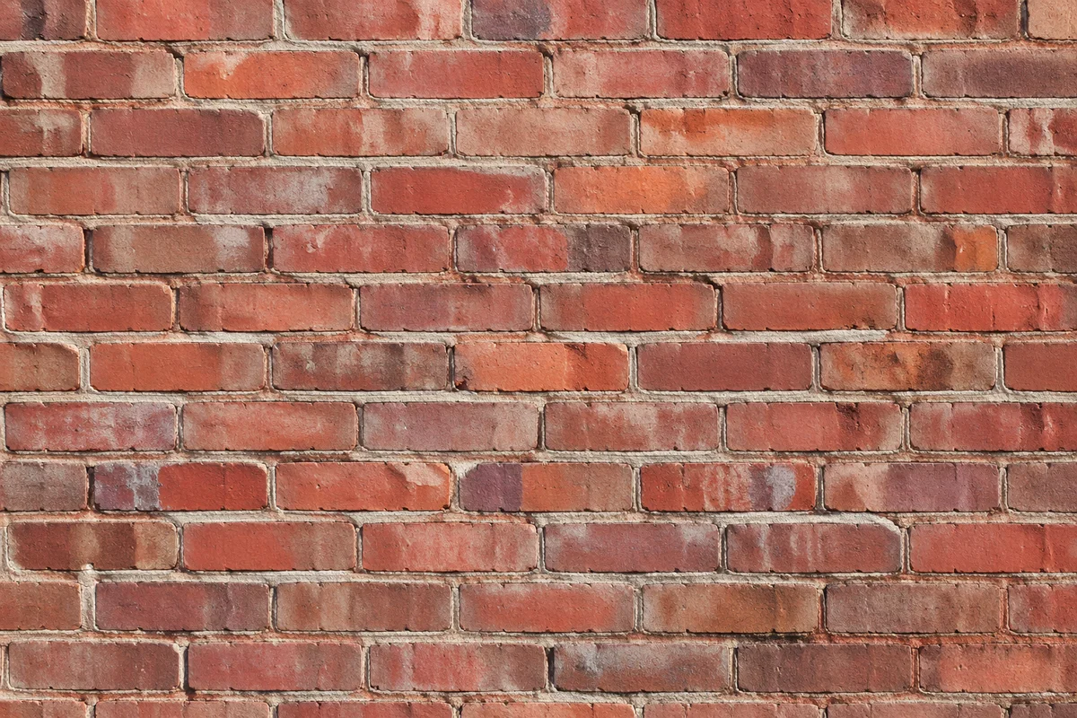 Aged Red Brick Urban Wall Texture