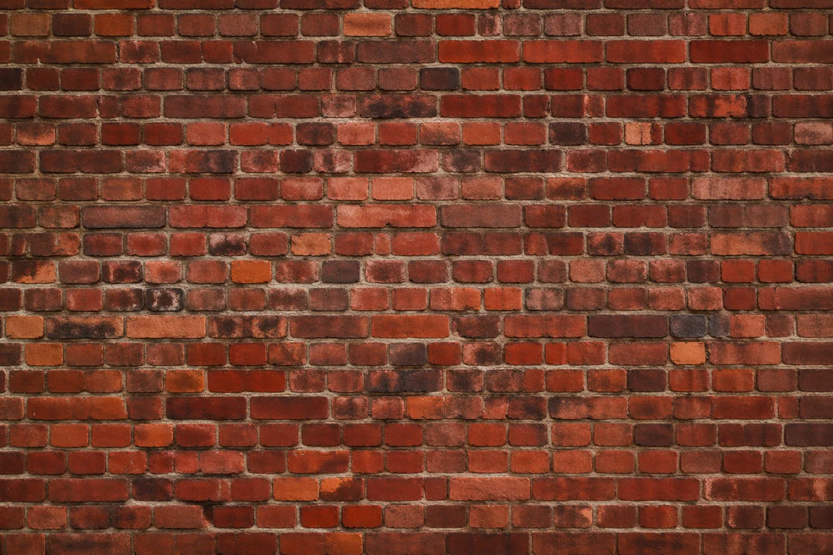 Aged Red Brick Urban Wall Background