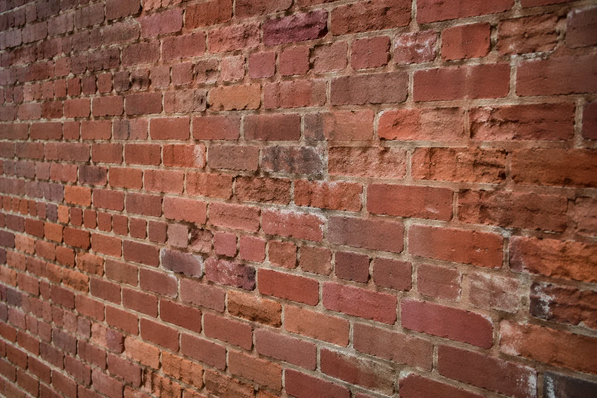 Aged Red Brick Urban Wall Texture