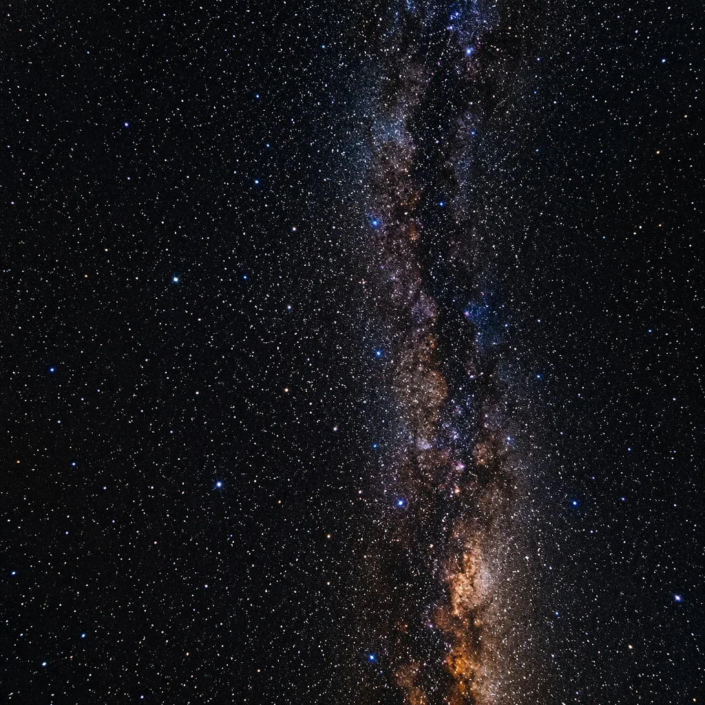 Clear Starry Night Sky Background