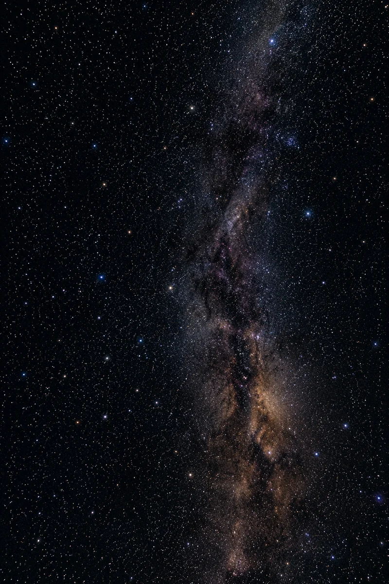 Clear Starry Night Sky Background