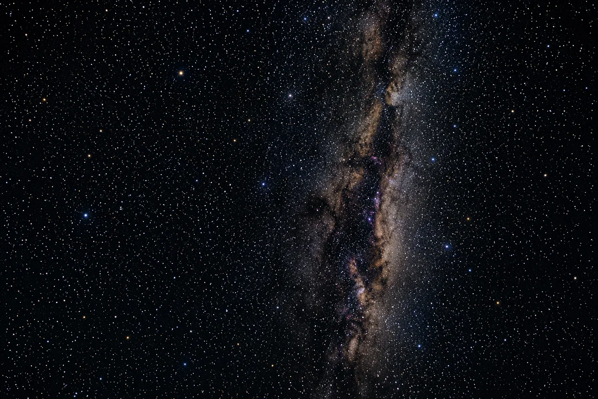 Clear Starry Night Sky Background