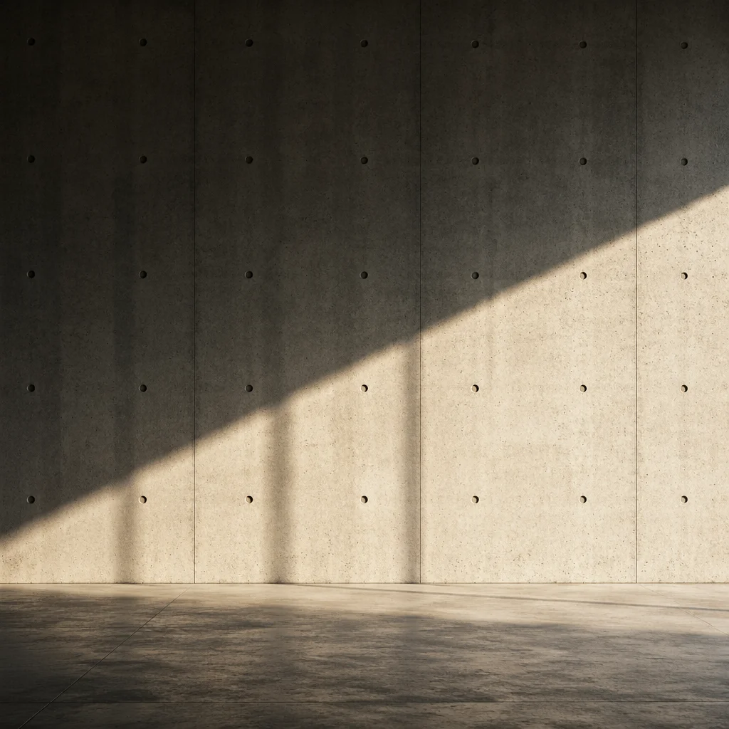Dramatic Light Beam on Concrete Wall