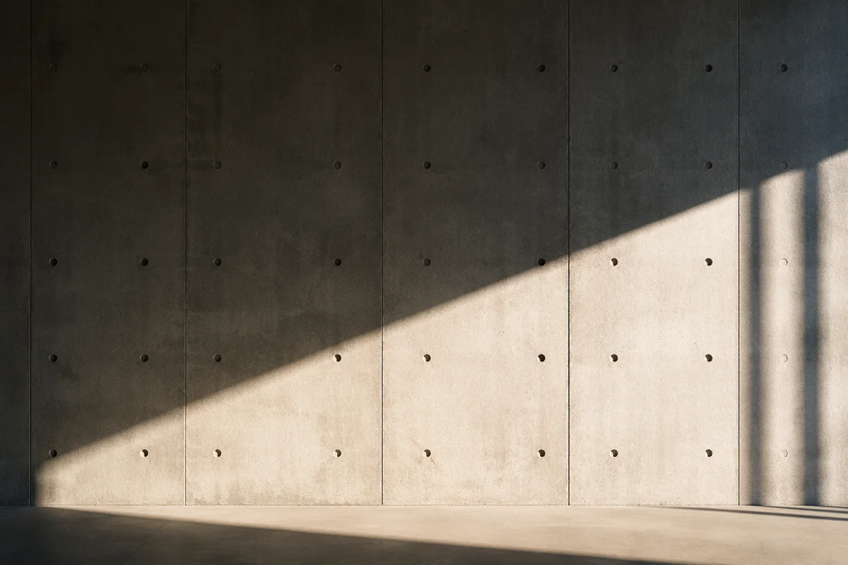 Dramatic Light Beam on Concrete Wall