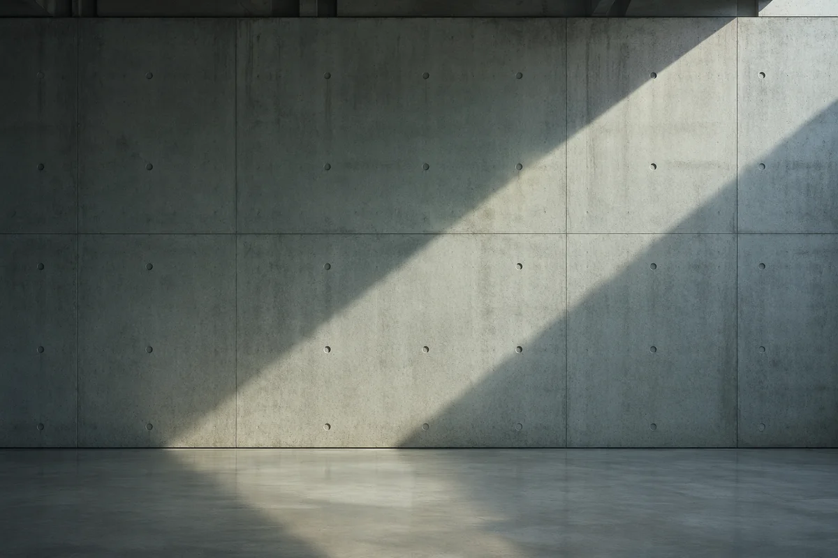Dramatic Light Beam on Concrete Wall
