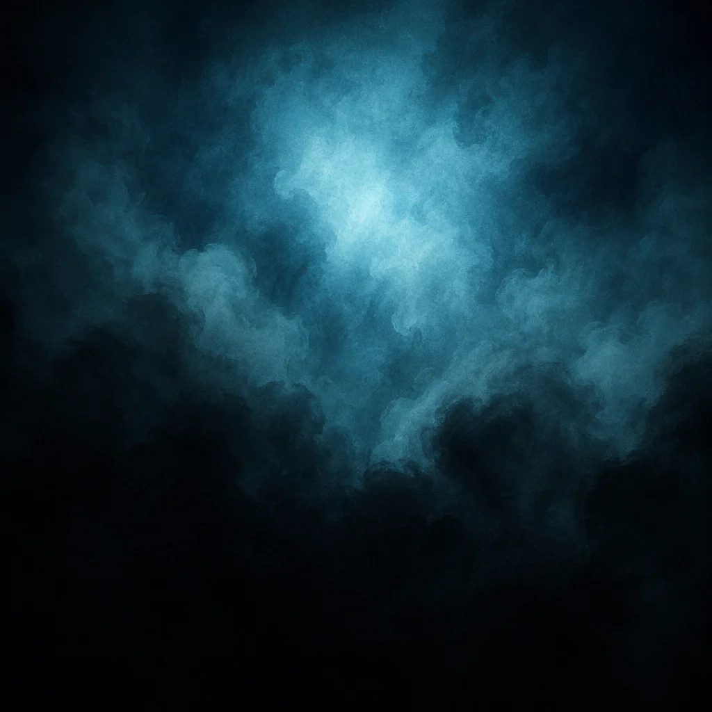 Dark Teal Smoke in Charcoal Space