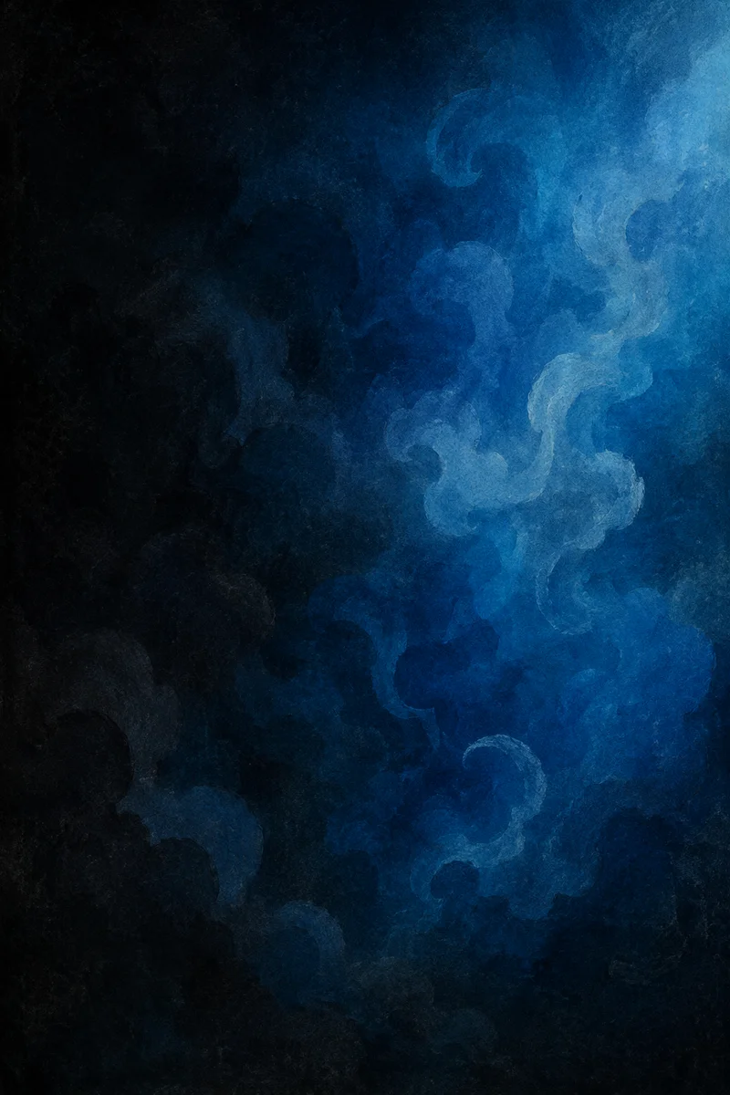 Dramatic Blue Smoke Moody Background