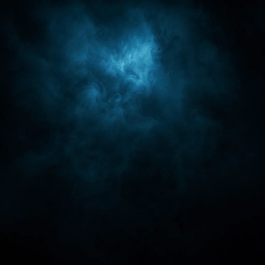 Dark Teal Smoke Abstract Background