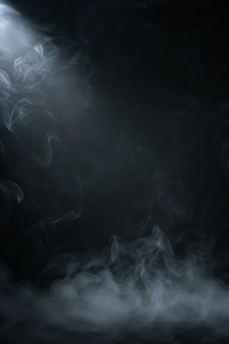 Dark Moody Smoke Background with Side Light