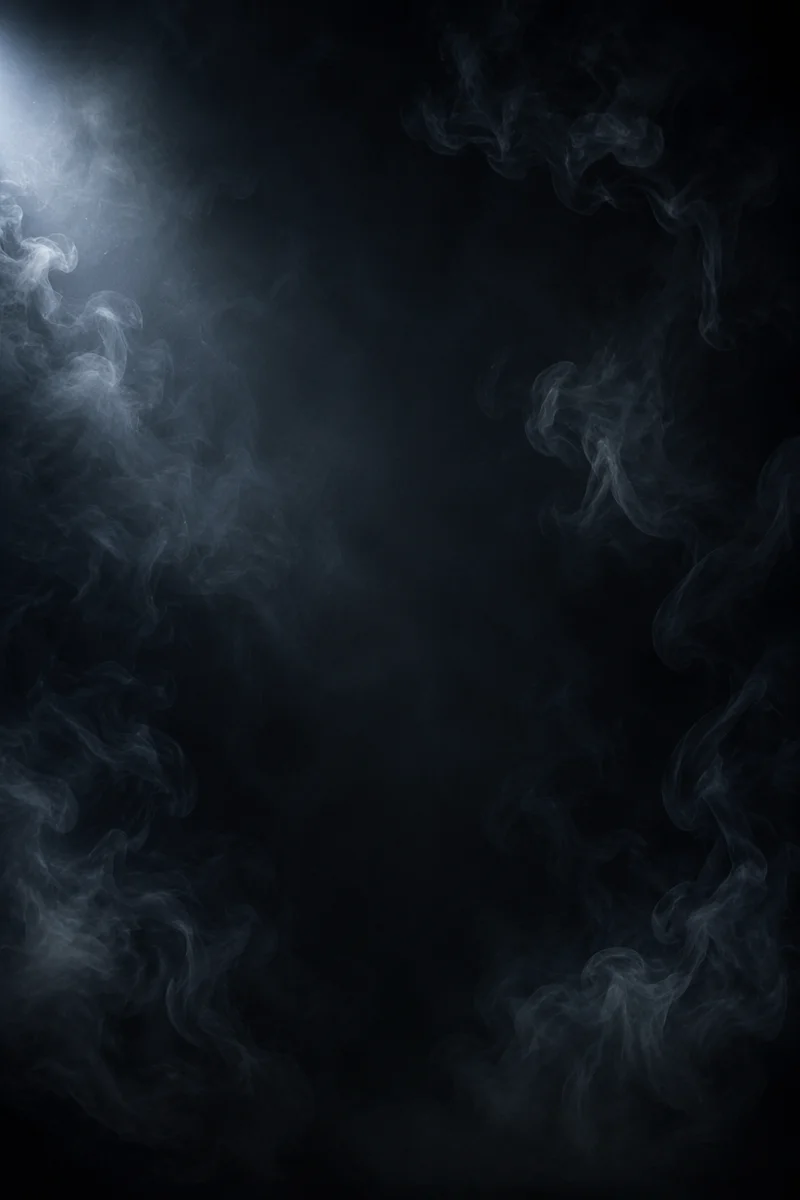 Dark Moody Smoke Background with Dramatic Light
