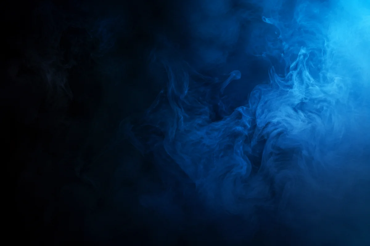 Dark Cobalt Smoke Cinematic Background