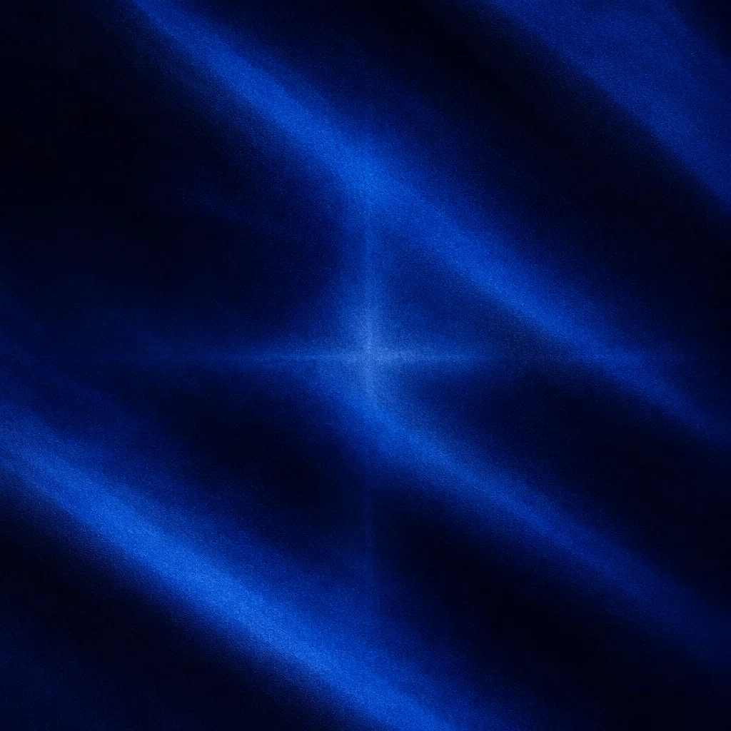 Subtle Cross Glow on Navy Background